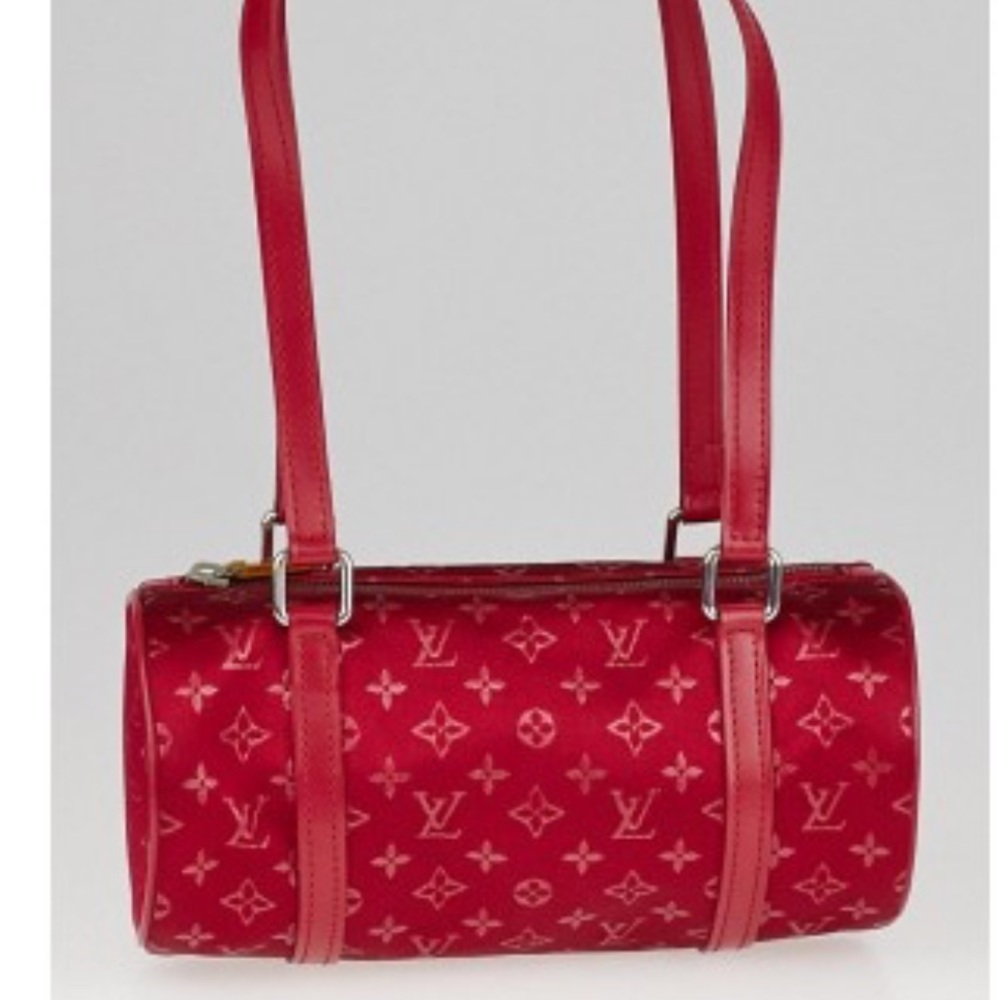 ISO!!! Louis Vuitton Red Satin Papillon